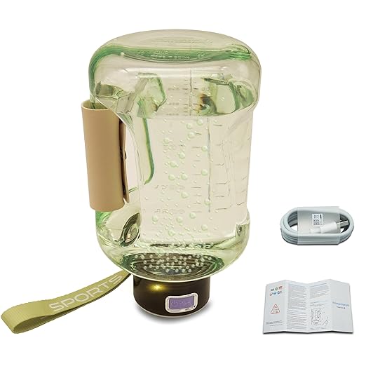Hydrogen Water Bottle with 50 Oz/1.5L Capacity, Sports Hydrogen Rich Water Generator with SPE/PEM Technology for Gym Home School Travel - Green