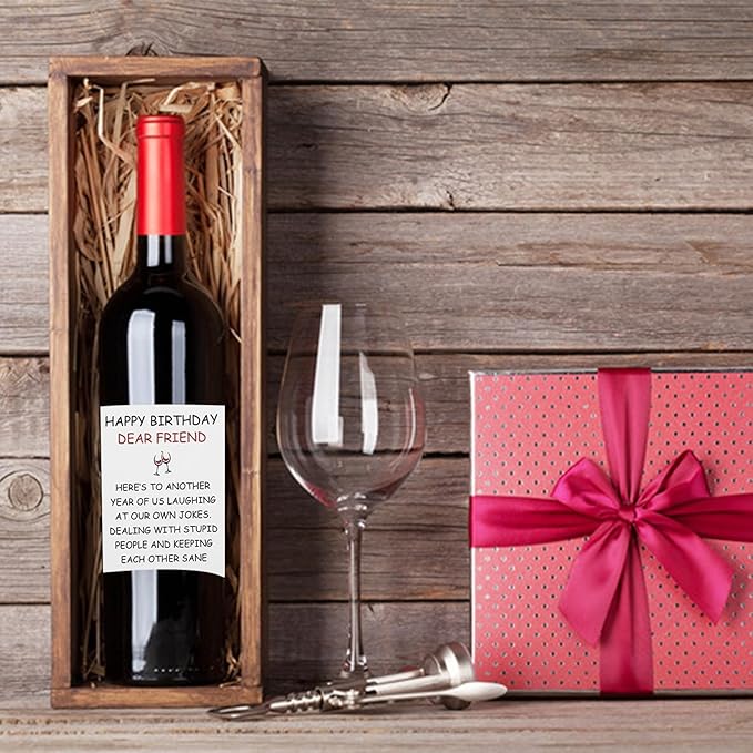 PATIKIL 6Pcs Birthday Label Sticker Labels Present Stickers Festival Birthday Stickers for Party Favors Envelope Packages Seals