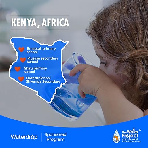 Waterdrop WD-FF-03A Faucet Replacement Filter, Carbon Block Filter Fits WD-FC-01, WD-FC-02, WD-FC-06, Reduces Chlorine, Heavy Metals and Bad Taste, Pack of 3