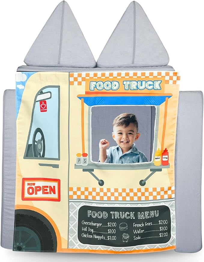Play Panel for Childrens Foam Sofa Kids Couch (Food Truck)