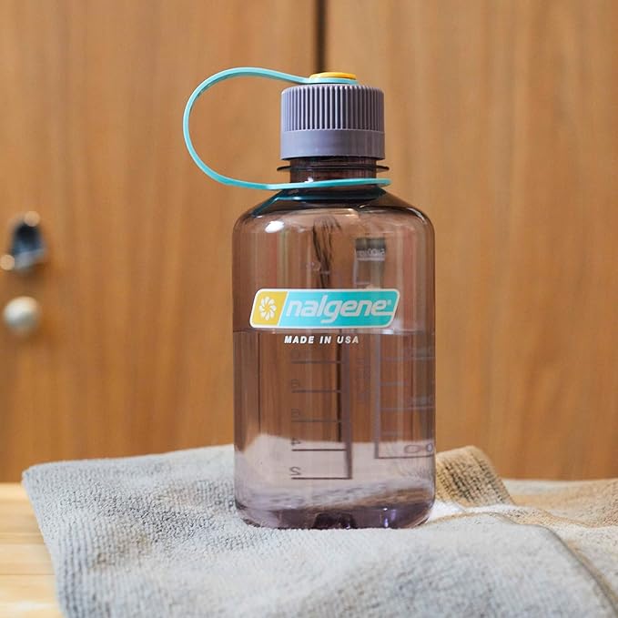 Nalgene Tritan Narrow Mouth BPA-Free Water Bottle, Eggplant, 32 oz