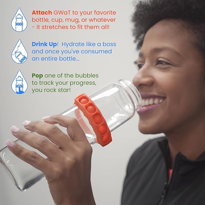 Hydration Tracker for Water Bottles, Helps You Drink More