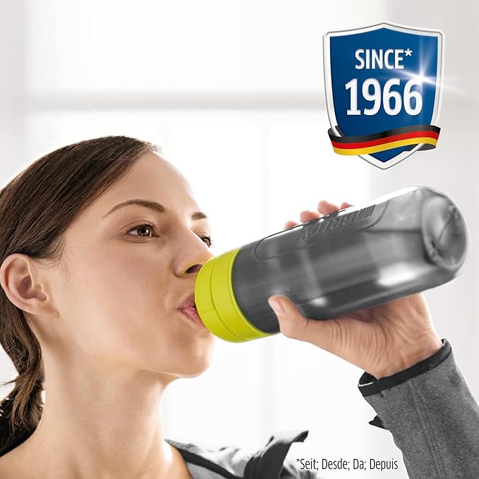 BRITA S1201 Water Filter bottle Active, reduces chlorine and organic impurities, BPA free, Lime, 600ml