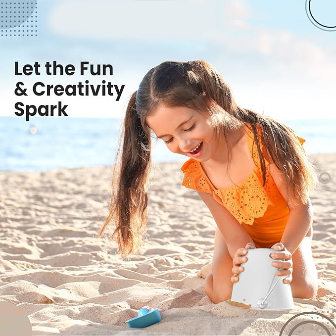 Small Metal Buckets with Handle 6 Pcs – Galvanized Bucket Leak Proof & Rust Resistant 20 fl oz Capacity - Best for Party Décor, Organizing & Decorating Classrooms (White, Small 4.3" Top)