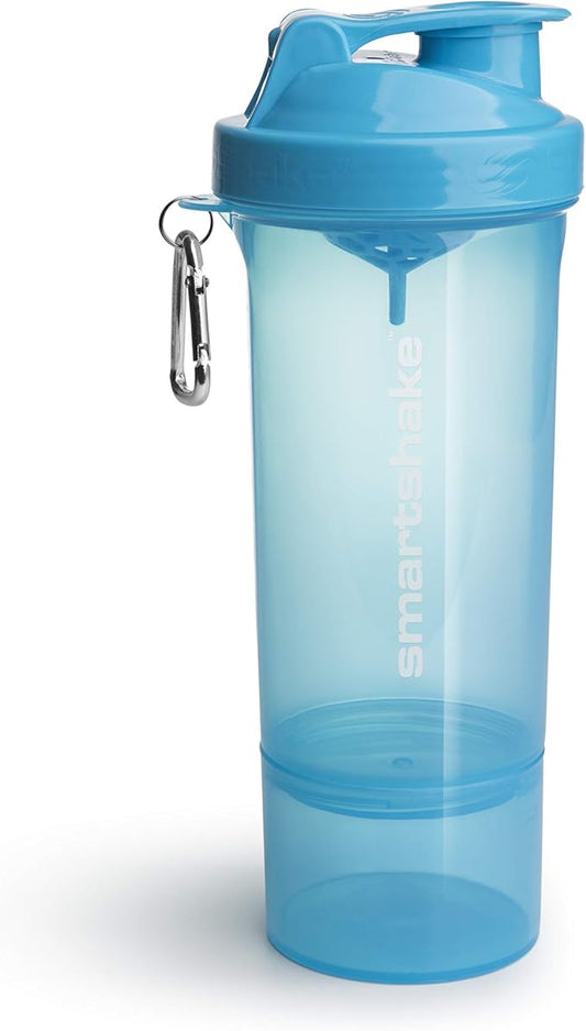 Smartshake SLIM, 17 oz Shaker Cup, Blue (Packaging May Vary)