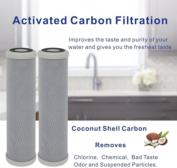 Compatible Replacement Filter Set With Membrane(TFC-RS9-50) for Rainsoft UF50 21179 Reverse Osmosis System