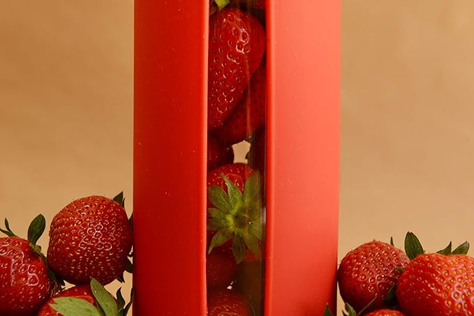 Sigg Dream Glass Water Bottle with Silicone, 0.65 Litre, Scarlet