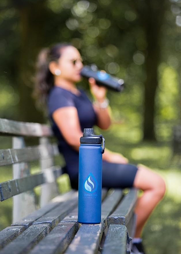 Sports original 24oz Stainless steel water bottle with strong LID and carrying loop