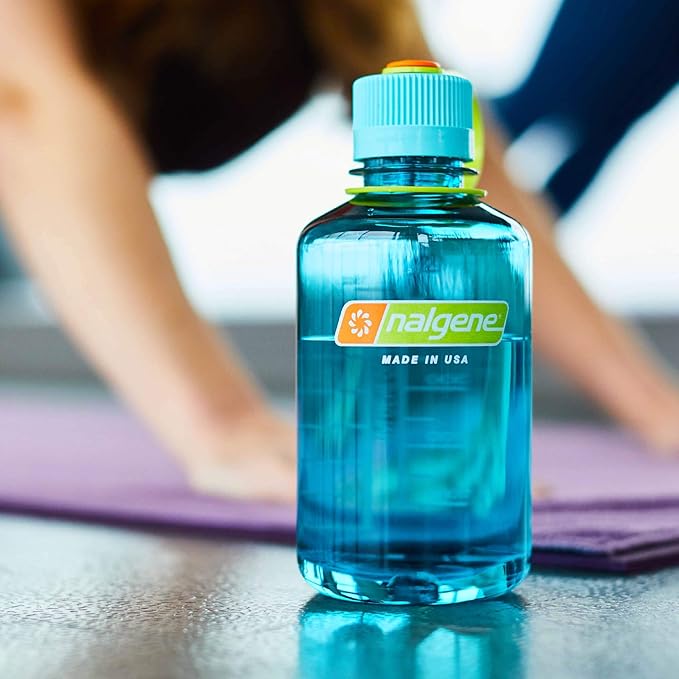 Nalgene Sustain Tritan BPA-Free Water Bottle Made with Material Derived from 50% Plastic Waste, 32 OZ, Wide Mouth