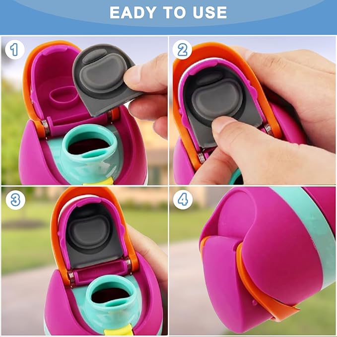 6Pcs Replacement Stopper Compatible with Owala FreeSip 24oz 32oz,Water Bottle Top Lid Silicone Seals for Owala 19/24/32/40oz Bottle Cap,BPA-Free Lid Stopper Gasket for Owala Rubber Seal Replacement