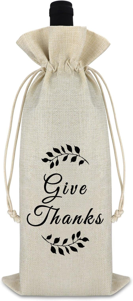 Graduation Appreciation Gifts for Teacher Wine Bag Thank You Gift for Coach Graduation Farewell Gift for Friends Classmates Wine Gift Bag Retirement Gift for Women Men Drawstring Wine Wrap Bag