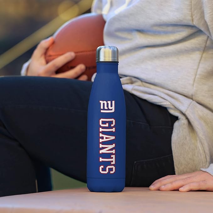 FOCO NFL unisex-adult NFL Team Logo Wordmark Chill Water Bottle