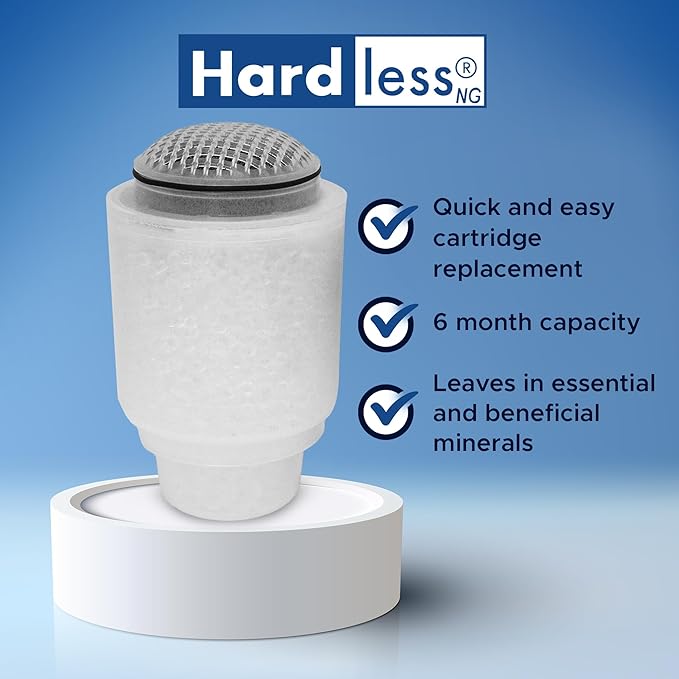 Replacement Cartridge for Hardless NG4 Whole House Water Filter - Designed for Areas with Hard Water, Provides Clean and Filtered Water, Easy Installation - 6-Month Capacity