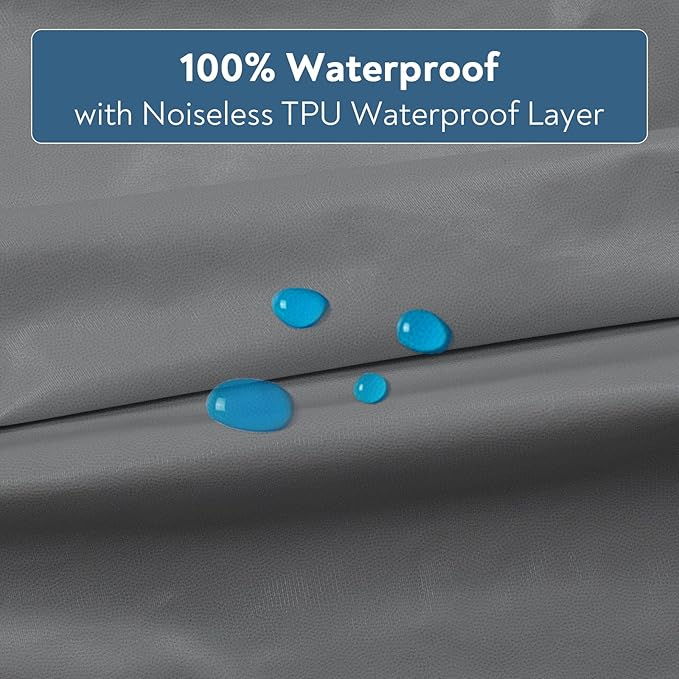 Waterproof Crib Sheets for Boys 2 Pack, Fitted Baby Crib Sheet Neutral 52" x 28" for Standard Crib and Toddler Bed Mattress, Soft and Breathable Kid Toddler Sheets for Boys or Girls, Black