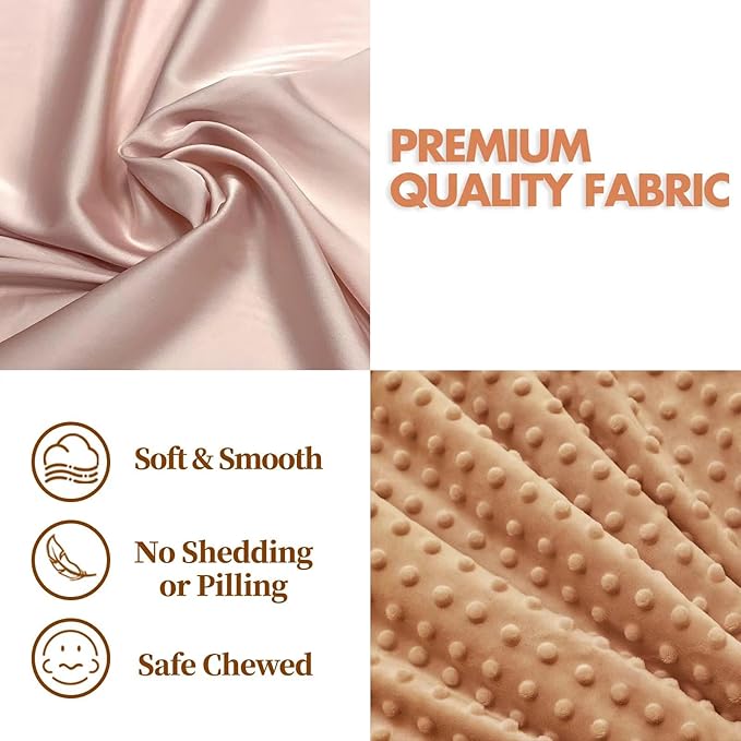 Dog Baby Security Blanket Loveys for Babies Girls, 16" Soft Baby Lovey Blanket, Baby Snuggle Stuffed Animals Blankie, Baby Girls Gifts for Infant and Toddler