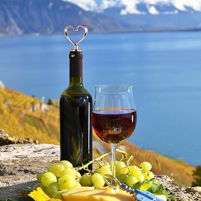 Wine Stopper 3Pack Wine Bottle Stopper Reusable Wine Stoppers Leak Proof Wine Corks Bottle Cover for Keeping Standard Bottles Wine Champagne Fresh