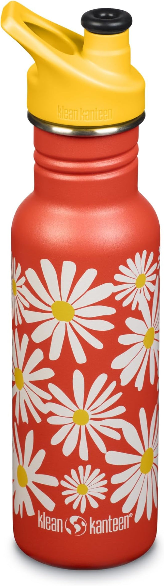 KLEAN KANTEEN Daisy Sport Cap with Classic Water Bottle 18oz, 1 EA