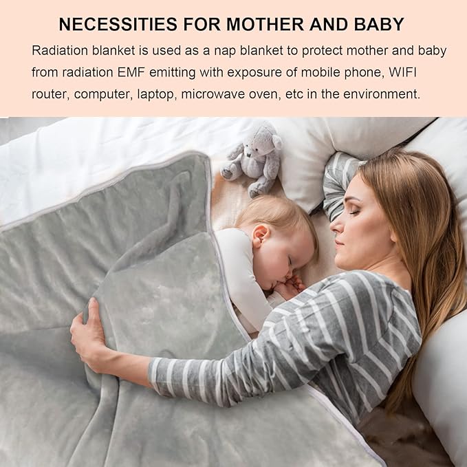 Faraday Blanket Belly Protective Blanket for Pregnant Women, Children (40×38.5 inch)