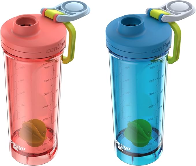 Contigo Shake & Go 2.0 Antimicrobial Shaker Bottle, 28 oz.