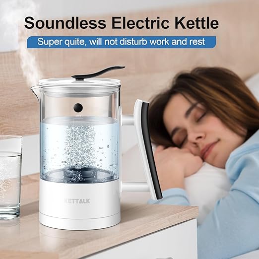 Hydrogen Water Kettle, Hydrogen Water Pitcher, with SPE and PEM Concentrator Technology, Hydrogen Water Generator, Balanced PH Water, 7 Preset Temps, 12 Hour Constant Temperature