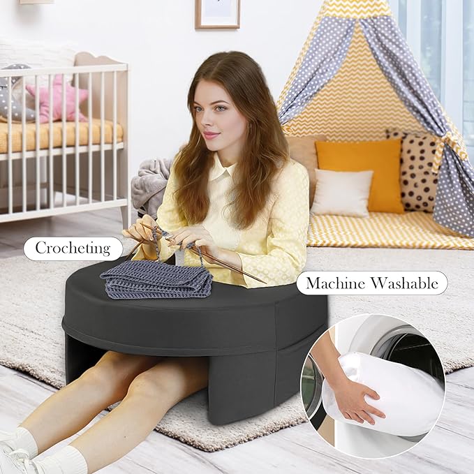 Reading Pillow for Gaming, Large Reading Gaming Pillow for Lap, Bed Arm Rest Pillow Memory Foam Lap Desk Pillow for Working, Crocheting or Sitting in Bed Floor Couch Sofa
