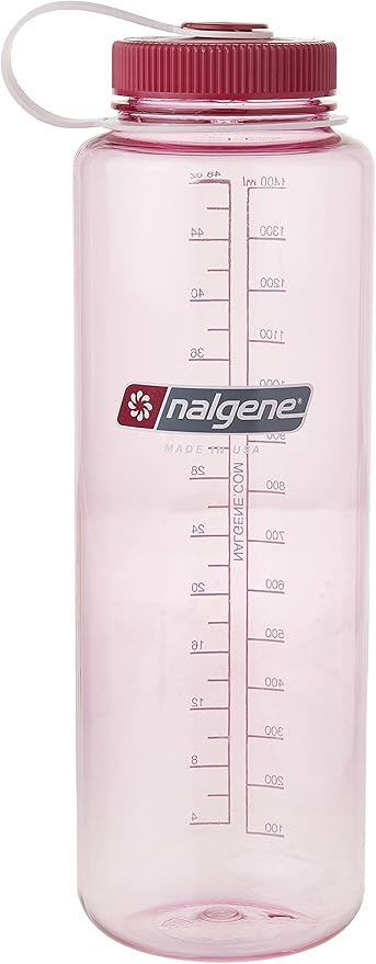 Nalgene 48-Ounce Silo Tritan Wide Mouth Water Bottle, Cosmo