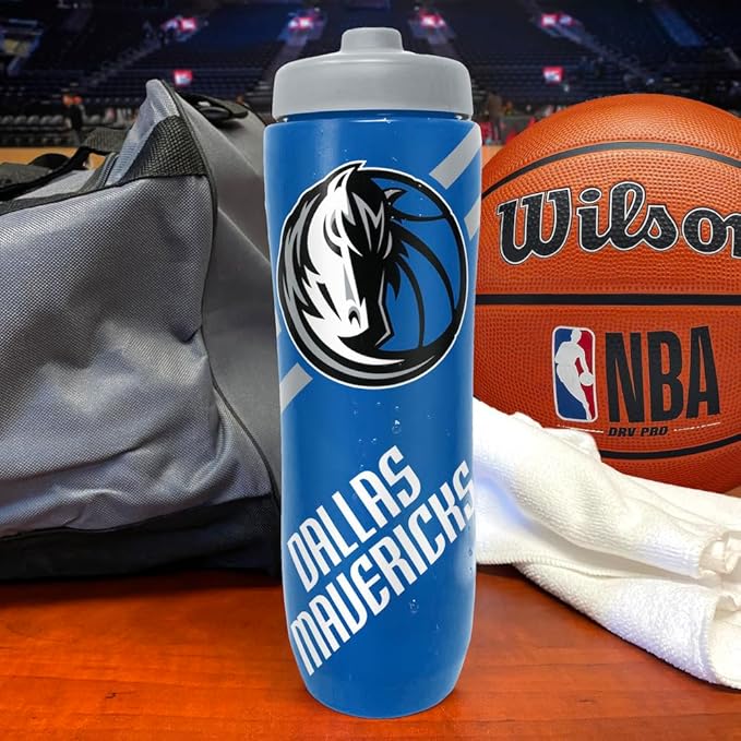 Party Animal NBA Dallas Mavericks Squeezy Water Bottle