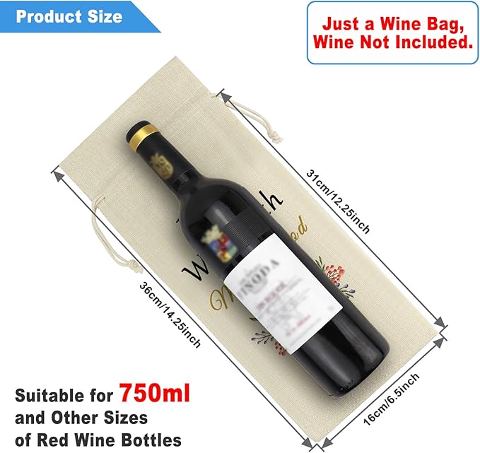 New Mom Gifts Motherhood Wine Bag Pregnancy Gifts for First Time Moms Mothers Day Gift Mom To Be Gift New Mommy Gifts Drawstring Wine Bags Party Decoration Wine Bottle Cover Bag Mom Gifts for New Mom