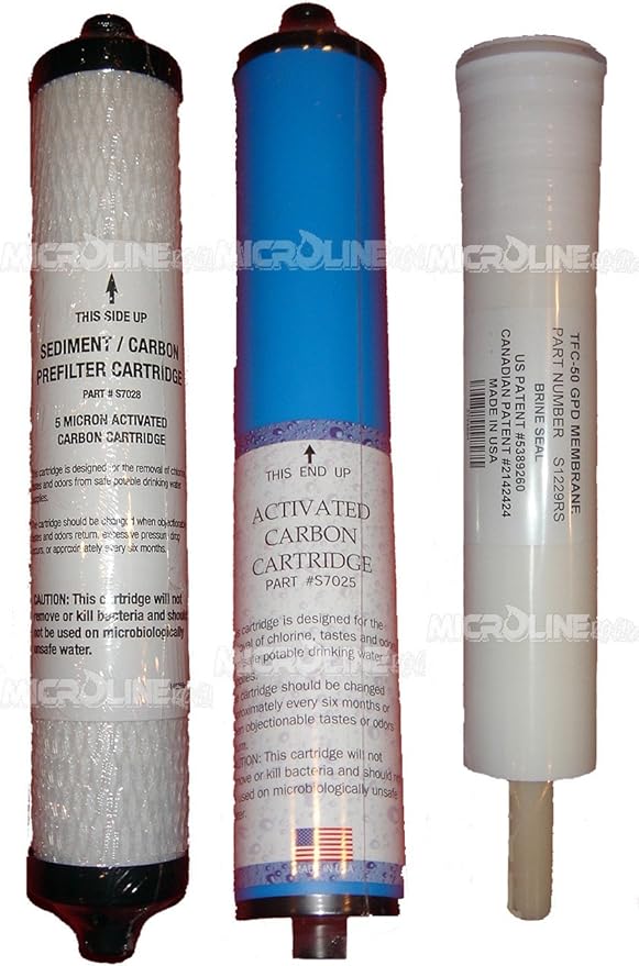 TFC Set of 3 Filters 50 gpd