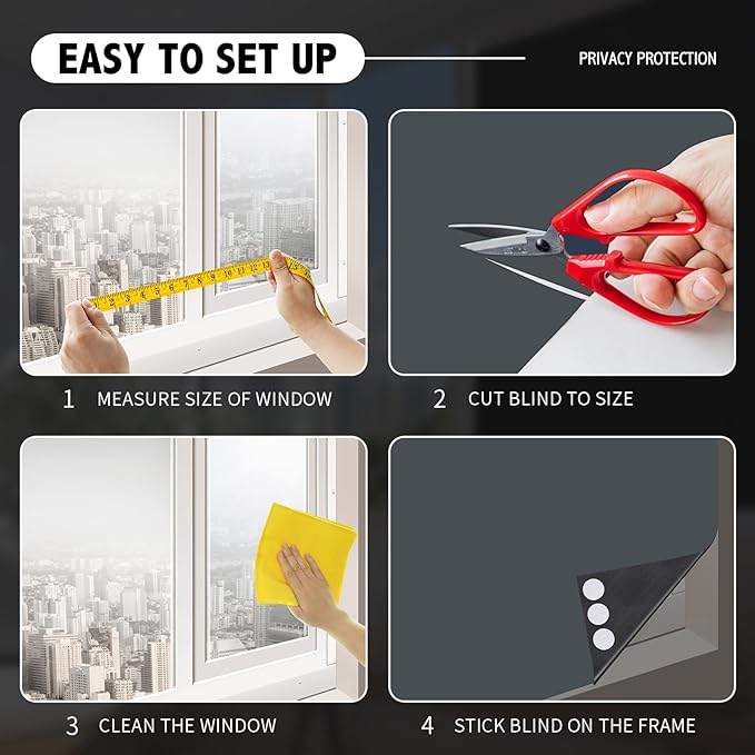 Portable Blackout Shades 100% Blackout Curtains for Bedroom Small Window Curtains No Light Kitchen Windows Insulated for Nursery for Baby Travel Curtain,Gray,56" W x 63" L,1 Panel