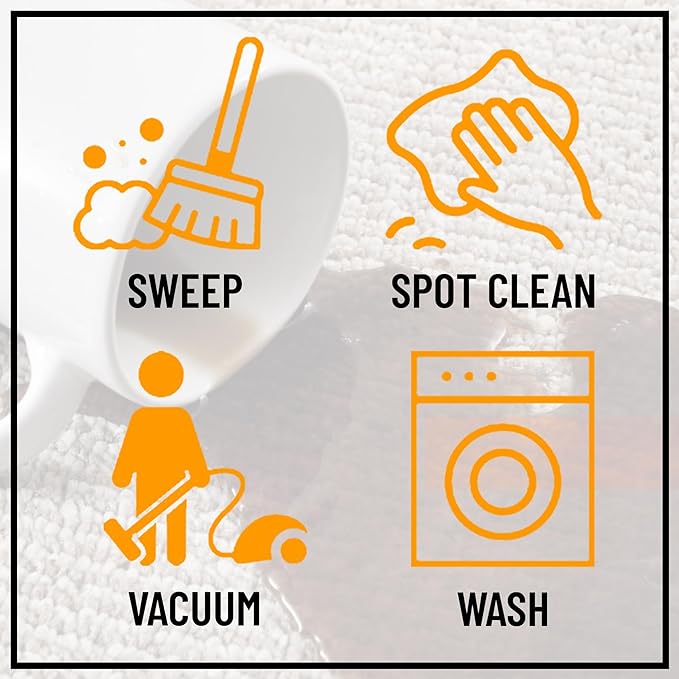 Machine Washable Modern Solid Design Non-Slip Rubberback 2x6 Traditional Runner Rug for Hallway, Kitchen, Bedroom, Living Room, 2'2" x 6', Beige