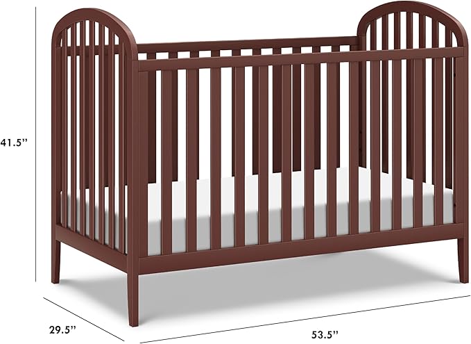 DaVinci, Beau 3-in-1 Convertible Crib in Crimson, Gold Certified