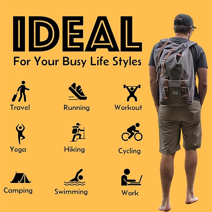 Yaa Fresh Water Bottles, 32oz Motivational Sports Water Bottle with Time Marker-Times to Drink-Tritan, BPA Free, Leakproof water bottle (1 Pack) (Black)