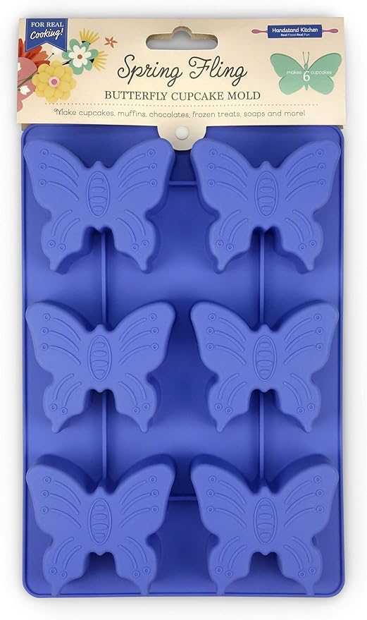 Spring Fling Silicone Butterfly Shaped Silicone Cupcake Mold