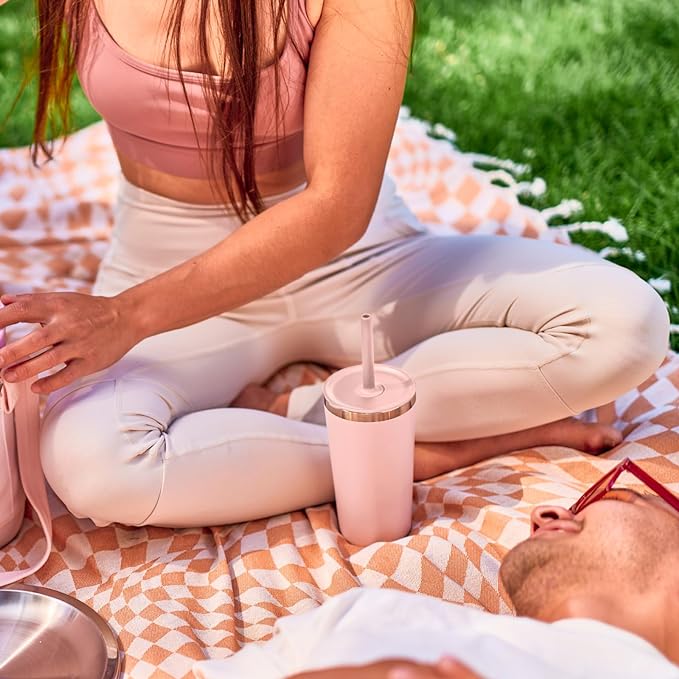 Hydro Flask Travel Tumbler Stainless Steel Vacuum Insulated Tumbler with Lid and Straw for Cold Water and Drinks for Sports, School, Work, Car, Travel, Weekends