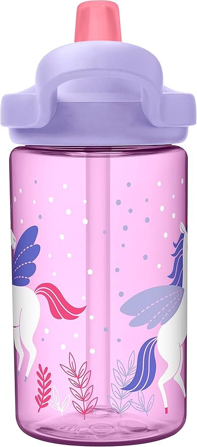 CamelBak Eddy+ 14oz Kids Water Bottle with Tritan Renew – Straw Top, Leak-Proof When Closed - Limited Edition Colors