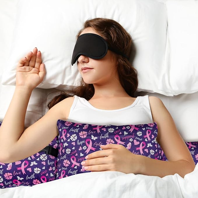 Mastectomy Pillow - Post Surgery Pillow, Breast Pillow for Sleeping After Heart Surgery, Lumpectomy Pillow, Breast Reduction & Augmentation Pillow Double Mastectomy Gifts for Women