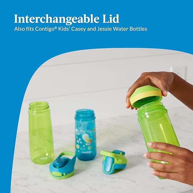 Contigo Micah Water Bottle, 20 oz, Pineapple/Cool Lime