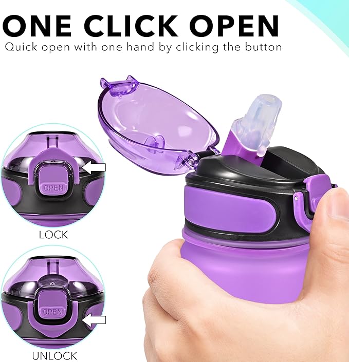 Enerbone 32 oz Drinking Water Bottle with Times to Drink and Straw, Motivational with Carrying Strap, Leakproof BPA & Toxic Free, Ensure You Drink Enough Water for Fitness Gym Outdoor