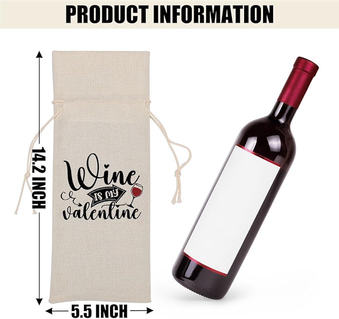 Funny Wine Quotes Wine Bag Wine Tasting Party Supplies for Wine Lovers Women Men Bride Couples Friend Christmas Birthday Wedding Bachelorrette Party Wine Bags