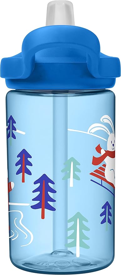 CamelBak Eddy+ 14oz Kids Water Bottle with Tritan Renew – Straw Top, Leak-Proof When Closed - Limited Edition Colors