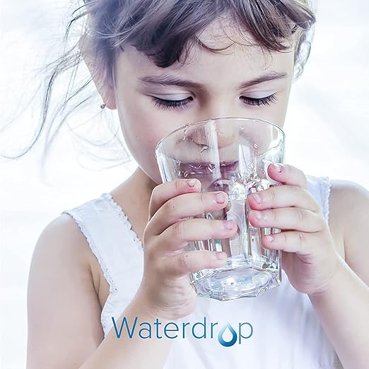 Waterdrop Water Filter for Sink, 320-Gallon Faucet Mount Water Filtration System for Tap Water, NSF Certified Reduces Chlorine & Bad Taste, 4 Filters, 𝐎𝐧𝐥𝐲 𝐅𝐢𝐭 𝐒𝐭𝐚𝐧𝐝𝐚𝐫𝐝 𝐅𝐚𝐮𝐜𝐞𝐭𝐬