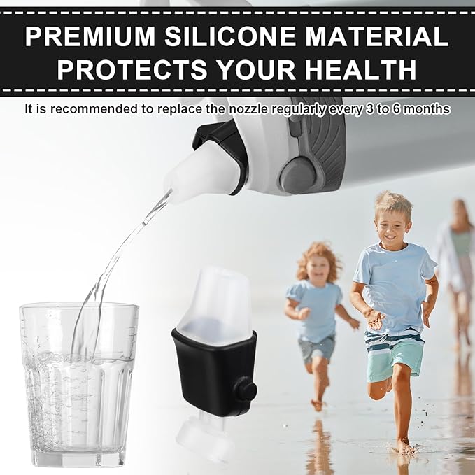 4pcs Water Bottle Bite Valve Accessories for Contigo Old Models, Premium Silicone Water Bottles Bite Valve Replacement Parts Supplies Compatible with Contigo Old Models