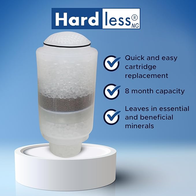 Replacement Cartridge for Hardless NG4L Whole House Water Filter - Designed for Areas with Extra Hard Water, Provides Clean and Filtered Water, Easy Installation - 8-Month Capacity
