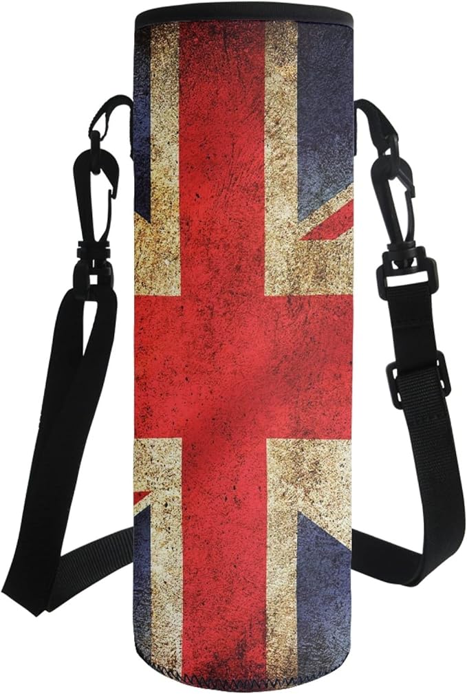 Jndtueit Basketball Water Pouch Holder, Soccer Bottle Cooler Cover Holder Strap for Outdoor Sports Gym Camping Walking