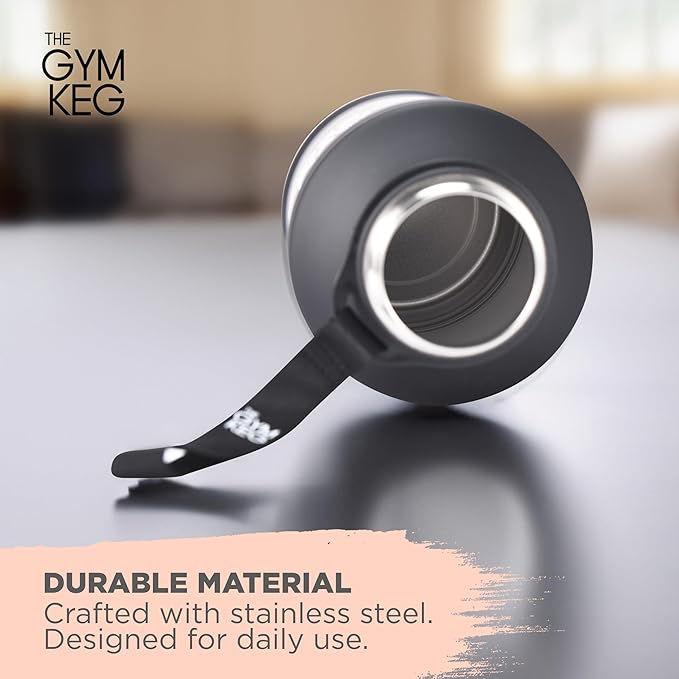 THE GYM KEG Stainless steel water Bottel_ Keg Stainless Steel Bottle - Leak-Proof, Insulated Beverage Container for Hot & Cold Drinks - Durable, Versatile & Kid-Safe - New