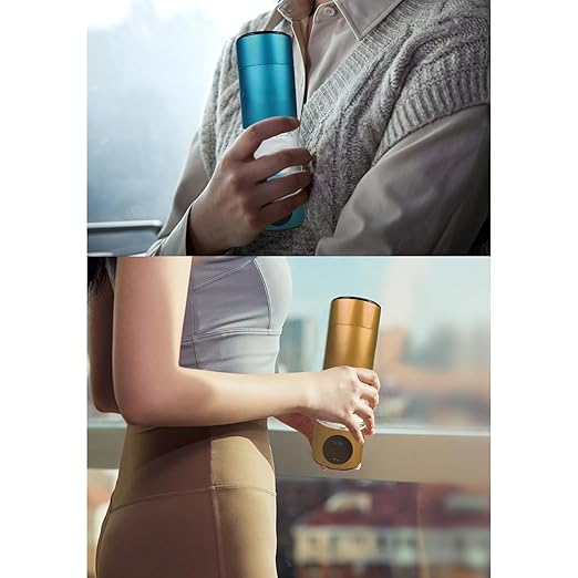 Hydrogen Water Bottle, 230ml New Portable Hydrogen Water Ionizer Machine, 5 Minute 2000ppb High Efficiency Rich H2 Hydrogen Water Bottle Generator Rechargeable for Home Office