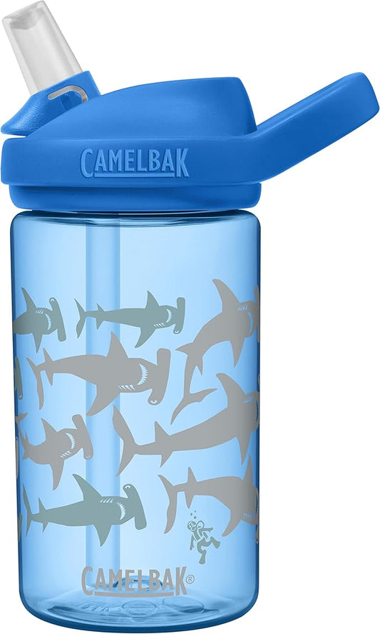 CamelBak Eddy+ 14oz Kids Water Bottle with Tritan Renew – Straw Top, Leak-Proof When Closed
