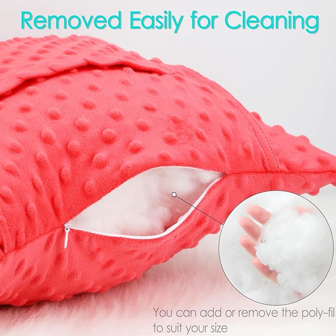 Star Hysterectomy Recovery Pillow C-Section Pillows with 2 Pockets for Tummy Tuck Abdominal Lumpectomy Belly Surgery Must Haves Shock Absorbing Cough Cushion Patients Gifts Minky Dot Red