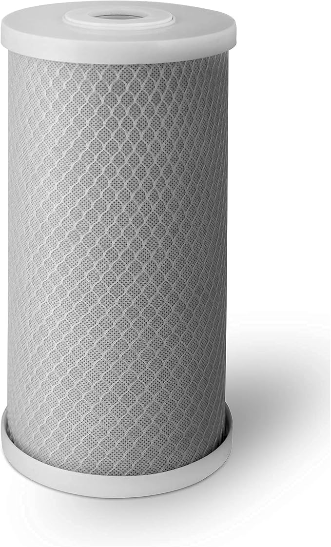 Big CTO Carbon Block Water Filters 4.5" x 10" Whole House Cartridges WELL-MATCHED with CBC Series, WFHDC8001, EP and EPM Series (2 Pack)
